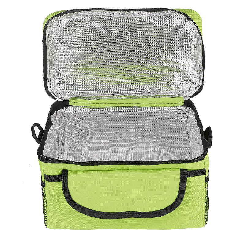 28x17x18cm Oxford Lunch Tote Cooler Reppu Eristetty Piknikkassi Retkeilymatkoille