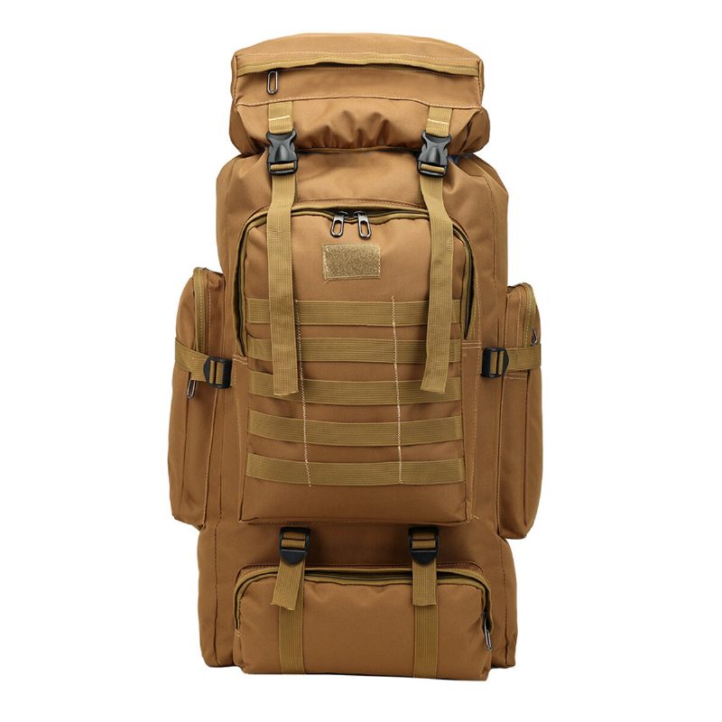 80l Molle Tactical Bag Outdoor Matkailu Retkeily Sotilaallinen Reput Reppu Naamiointi Laukku