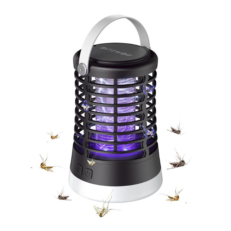 Bw-mlt1 2 In 1 Mosquito Killer -lamppu Ladattava 3-moodia Led-matkavalo Uv-hyönteisten Ansavalo Ei Melua Ja Säteilyä