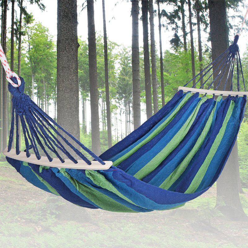 Camping Hammock Canvas Swing Riippusänky Ulkona Puutarhamatkailu