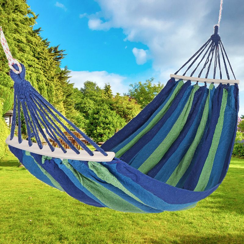 Camping Hammock Canvas Swing Riippusänky Ulkona Puutarhamatkailu