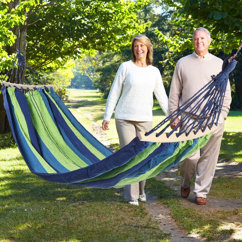 Camping Hammock Canvas Swing Riippusänky Ulkona Puutarhamatkailu