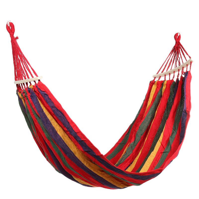 Canvas Camping Hammock Swing Riippusänky Ulkona Puutarhamatkailu