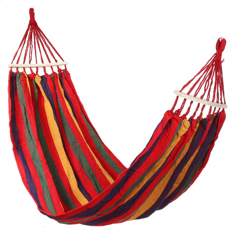 Canvas Camping Hammock Swing Riippusänky Ulkona Puutarhamatkailu