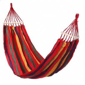 Canvas Camping Hammock Swing Riippusänky Ulkona Puutarhamatkailu