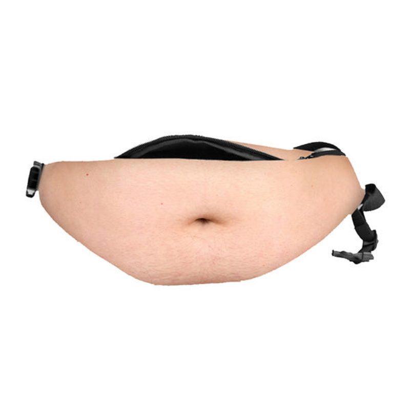 Casual Bod Phone -vyötärölaukku Lihanvärinen Fat Belly Fanny Pack