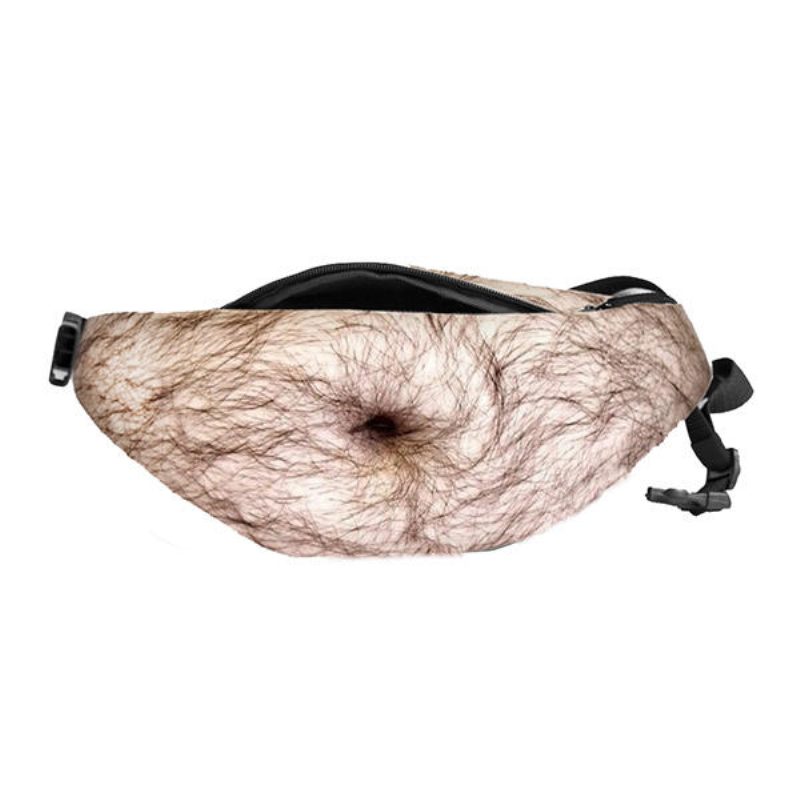 Casual Bod Phone -vyötärölaukku Lihanvärinen Fat Belly Fanny Pack