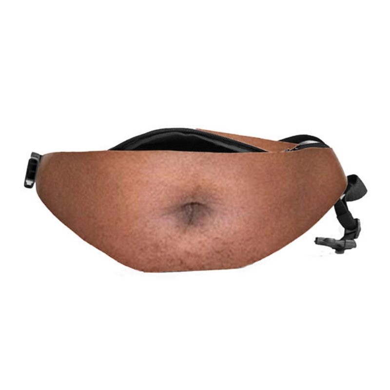 Casual Bod Phone -vyötärölaukku Lihanvärinen Fat Belly Fanny Pack