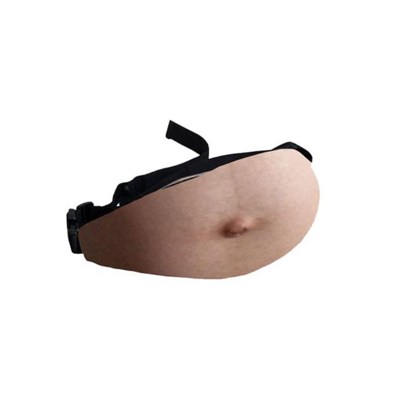 Casual Bod Phone -vyötärölaukku Lihanvärinen Fat Belly Fanny Pack