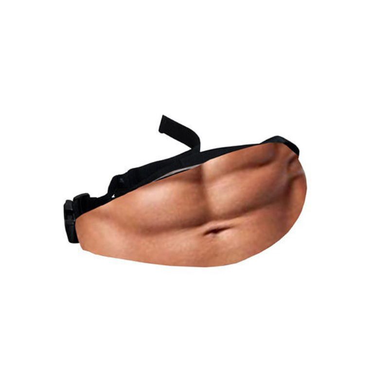 Casual Bod Phone -vyötärölaukku Lihanvärinen Fat Belly Fanny Pack