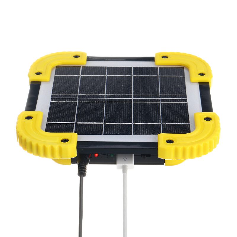 Cob Solar Camping Light Usb Ladattava Vedenpitävä Tulvivalaisin Työvalaisin Valonheitin Ulkona Vaellukseen Matkailu Kalastus Hätäauton Korjaus