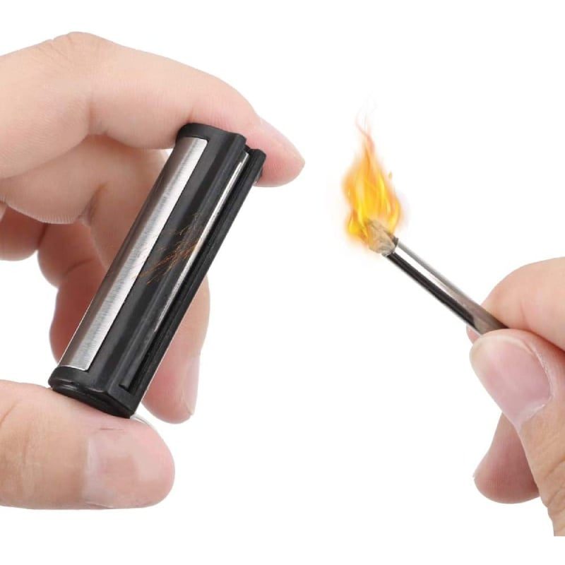 Fire Starter Matchstick Kannettava Piikivimetallinen Selviytymistyökalu Ulkokäyttöön