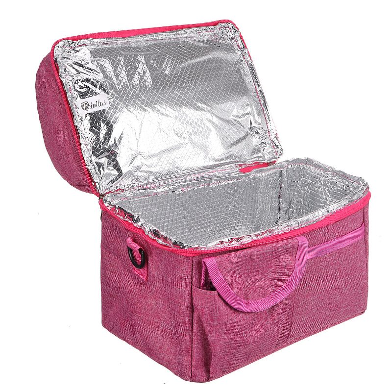 Kannettava Eristetty Ruokalounaslaukku Cooler Box Picnic Bag -matkalaukku Kantava Olkalaukku