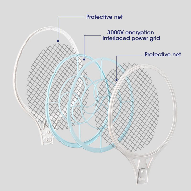 Ladattava Sähköinen Led-perhoswatter Mosquito Dispeller Home Camping Travel