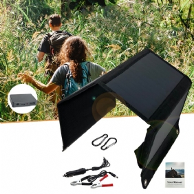 Leory 28w 12v Taitettava Aurinkopaneeli Aurinkoenergiakennopaneeli Aurinkolaturigeneraattori Älypuhelimen Tabletille Light Power Bank Outdoor