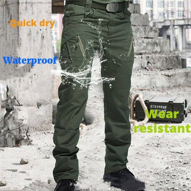 Miesten Tactical Pants Useita Taskuja Cargo Housut