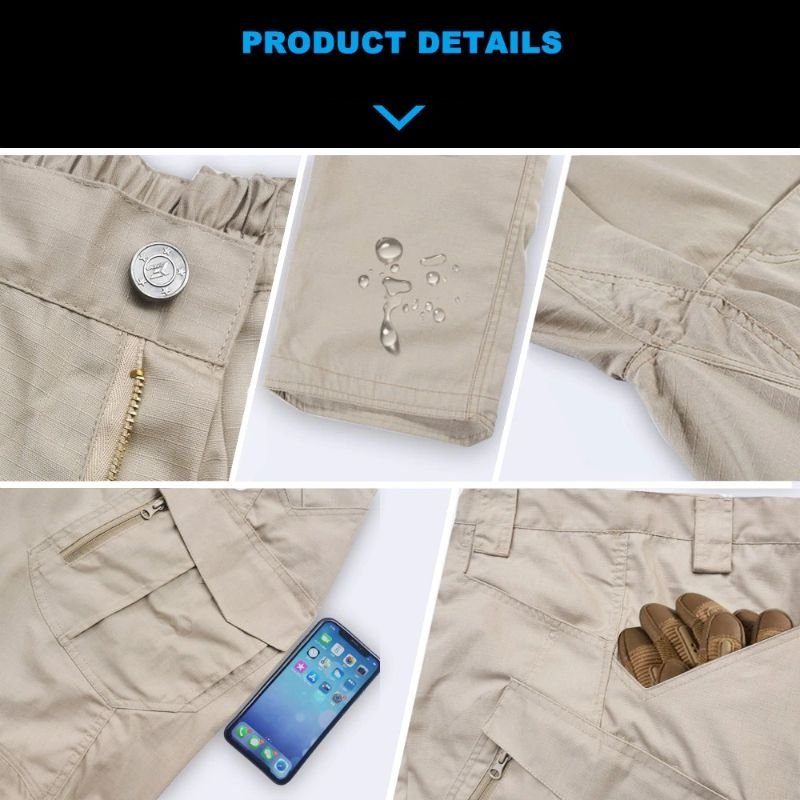 Miesten Tactical Pants Useita Taskuja Cargo Housut