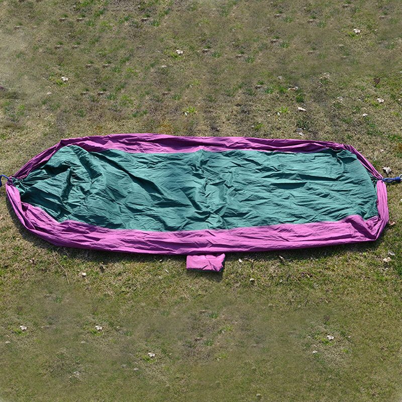 Outdoor Camping Hammock Laskuvarjokangas Kevyt Nylon Kannettava Riippumatto 1-2 Hengelle 260 X 140cm