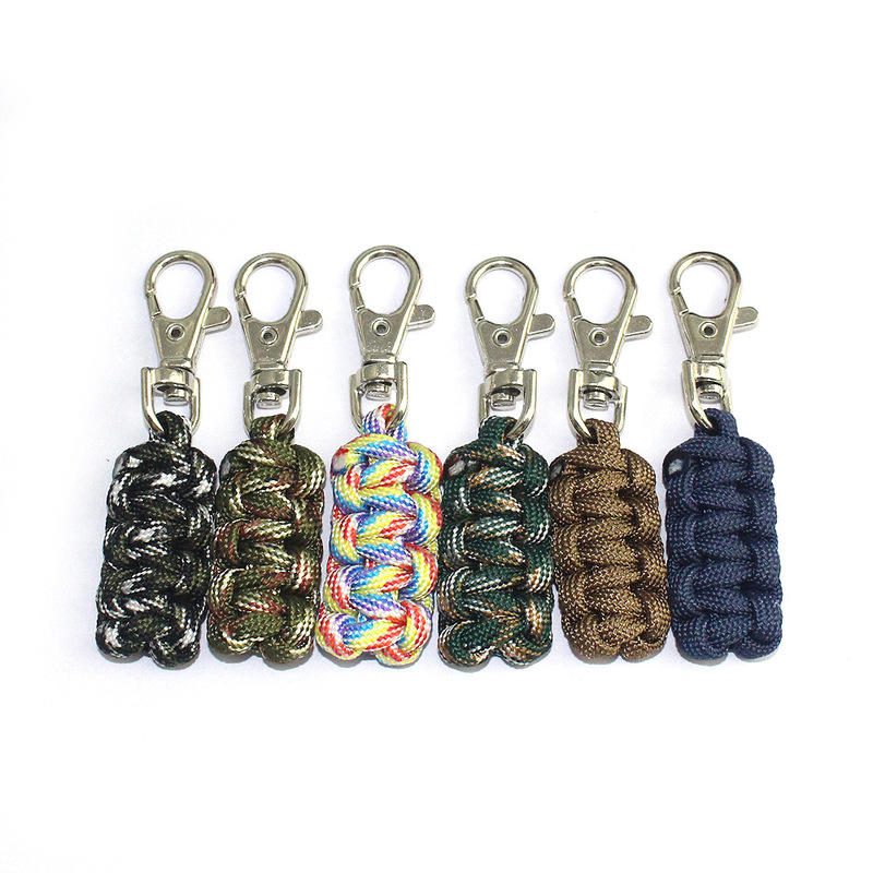 Outdoor Edc Mini Avaimenperä Camping Emergency Survival Paracord Rannekoru Työkalusarja