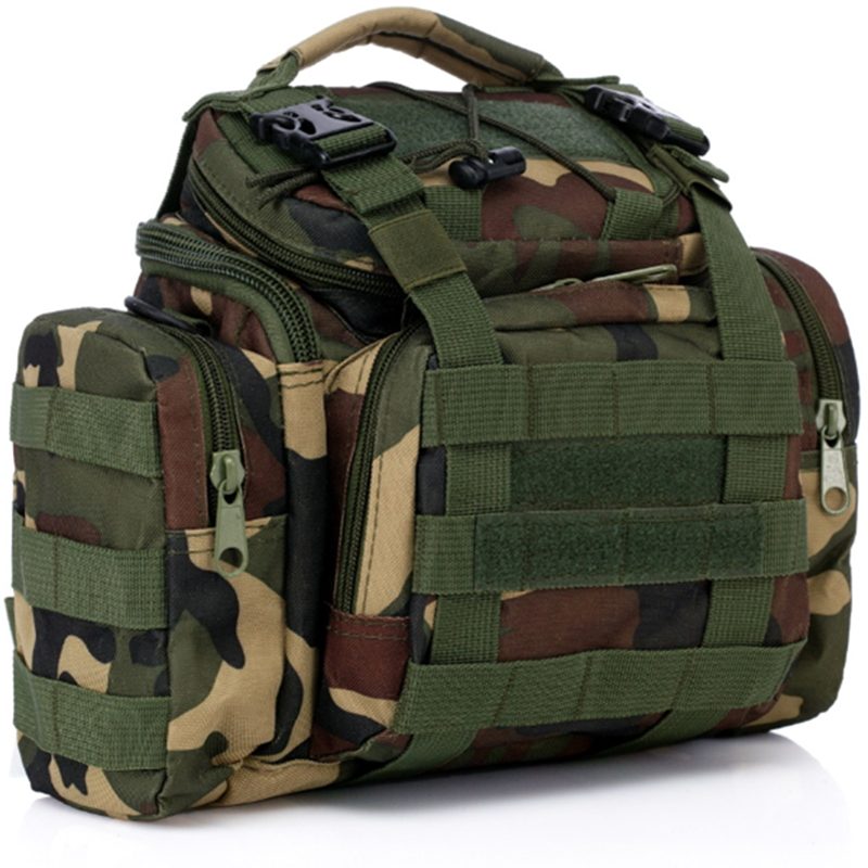 Outdoor Tactical Molle Reppu Kamera Olkalaukku Vyötäröpussi Retkeilymatka Matkalaukku