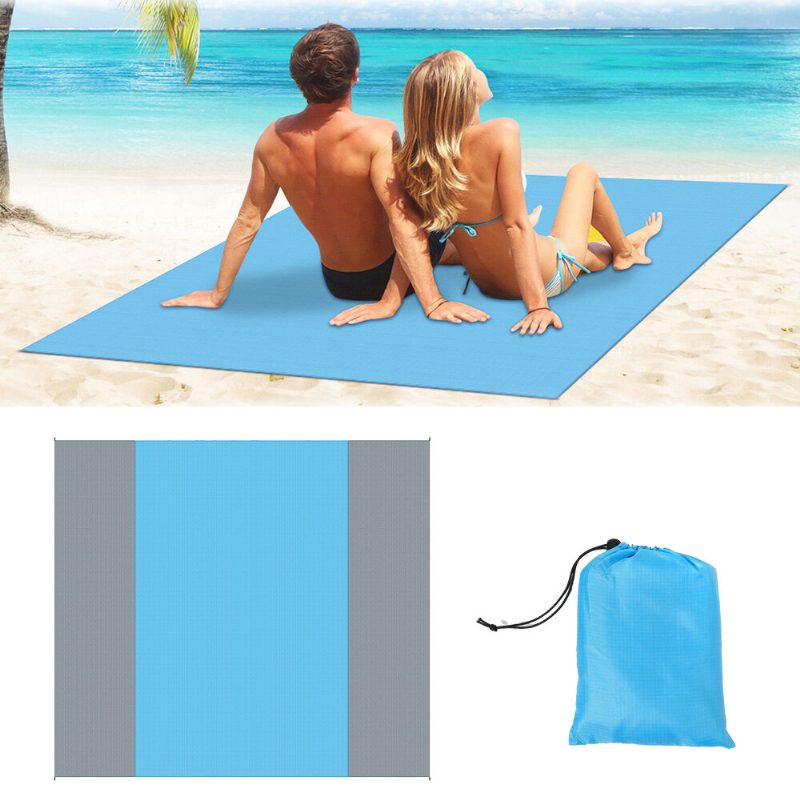 Oxford Cloth Beach Mat Vedenpitävä Kokoontaittuva Piknikmatto Sleeping Pad Outdoor Camping Travel