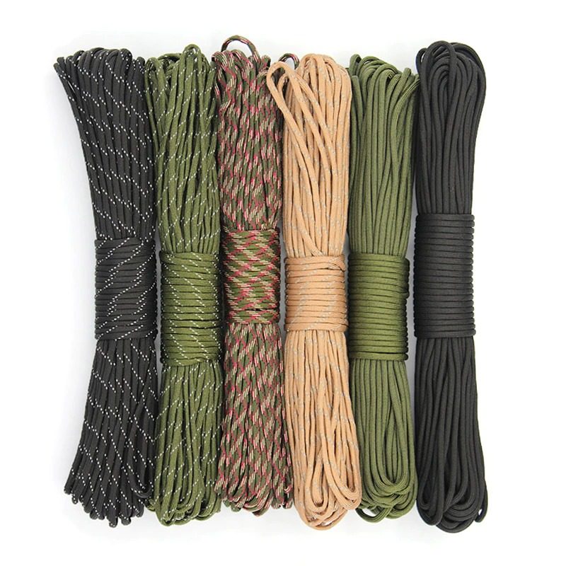 Paracord For Survival -laskuvarjolankanauhan Leirintäköysi