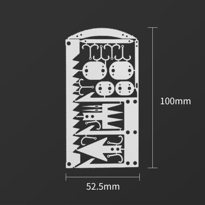 Survival Tool Card 22 In 1 Pocket