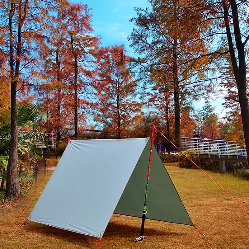 Ultrakevyt Tarp Kevyt Mini Sun Shelter Camping Matt Teltta