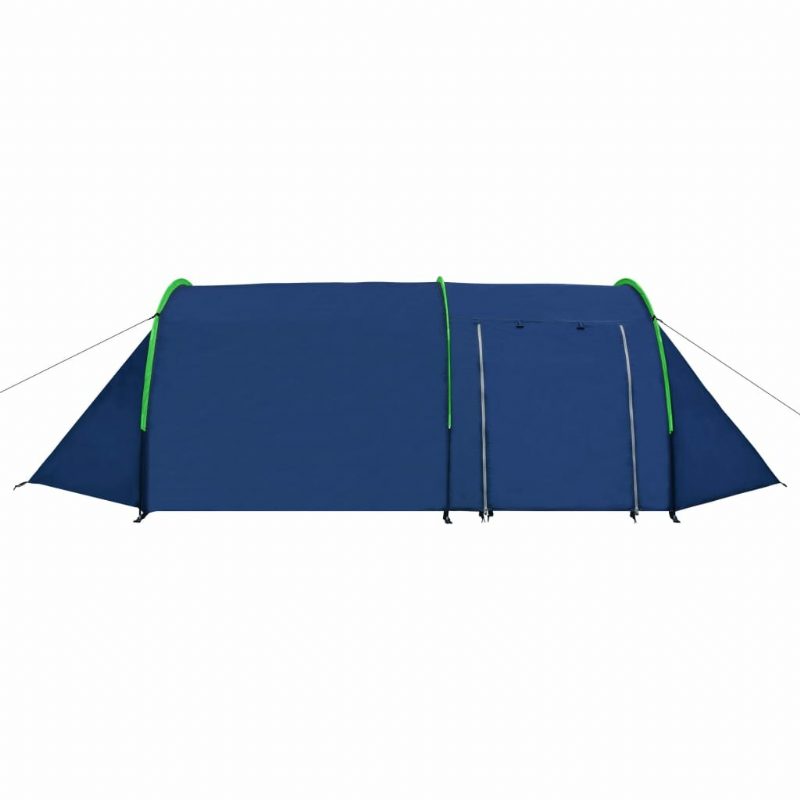 Us Direct Waterproof Camping Teltta 2–4 Hengelle Tunneliteltta Retkeilyyn Vaellusmatka Lasikuitupylväät Blue & Green