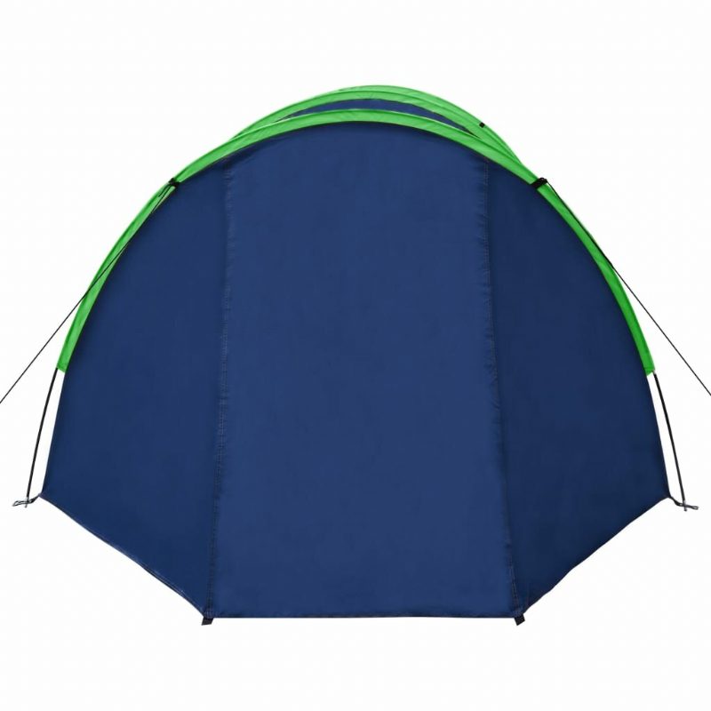 Us Direct Waterproof Camping Teltta 2–4 Hengelle Tunneliteltta Retkeilyyn Vaellusmatka Lasikuitupylväät Blue & Green