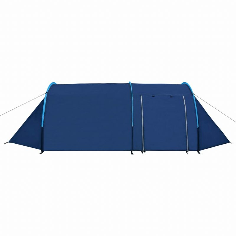 Us Direct Waterproof Camping Teltta 2–4 Hengelle Tunneliteltta Retkeilyyn Vaellusmatkailu Lasikuitupylväät Sininen