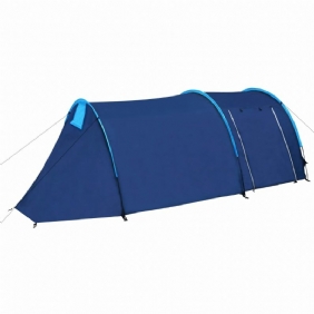 Us Direct Waterproof Camping Teltta 2–4 Hengelle Tunneliteltta Retkeilyyn Vaellusmatkailu Lasikuitupylväät Sininen