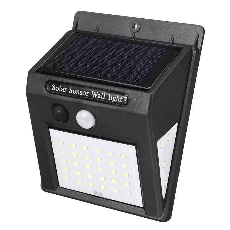 Vedenpitävä Ip44 Solar Motion Sensor Lights Ihmiskehon Induktio Aurinkoseinälamppu Ulkopuutarha Pihavalaisimet