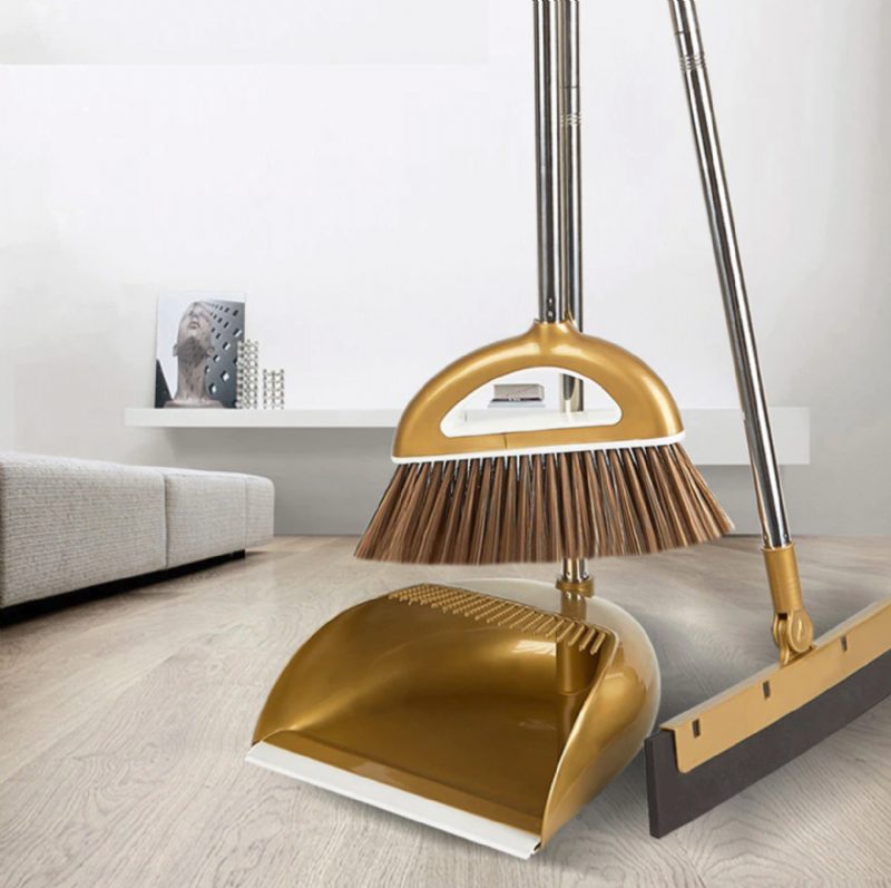 Dustpan Luudan Puhdistussetti Käytännöllinen Puku Taitettava Monitoimi