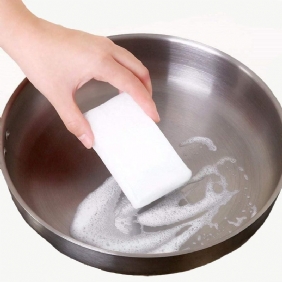 Magic Sponge Melamine Eraser White Cleaner Monikäyttöinen 100 Kpl