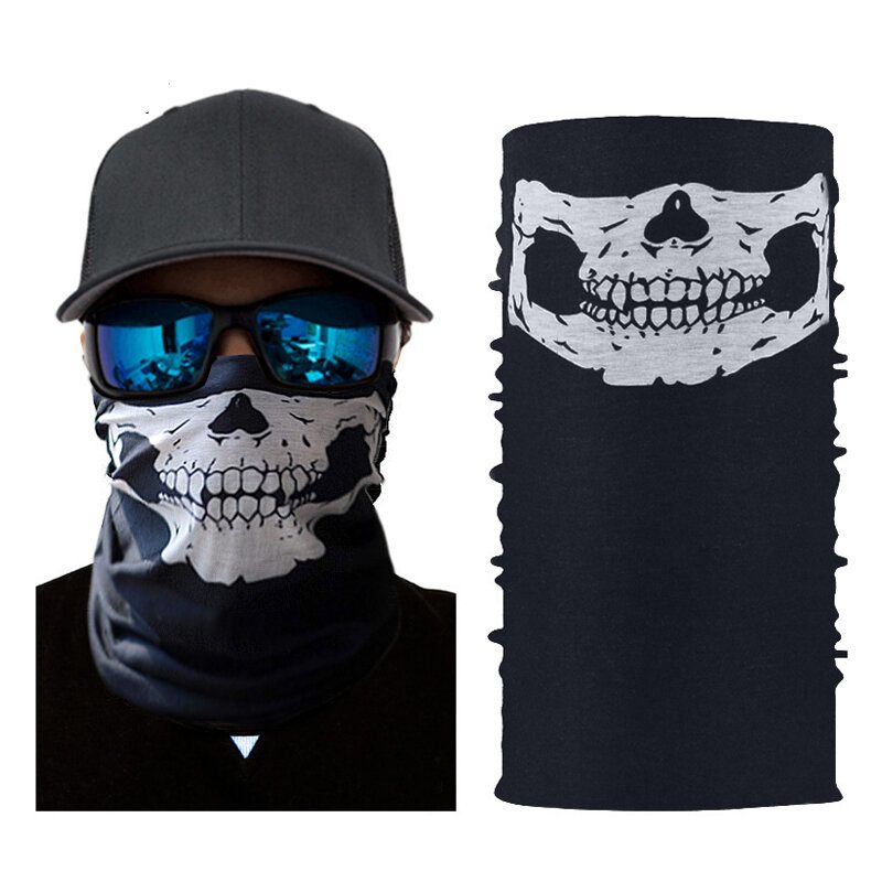 10 Kpl Skull Face Mask Cap Multi Purpose Head Wear Hat-huivi