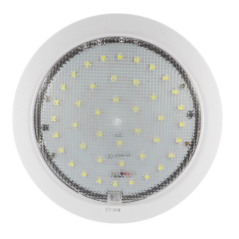 12v-24v 5050 9w Led-kattovalaisin Asuntovaunuun/matkailuautoon/perävaunuun/veneen Pintakiinnitykseen