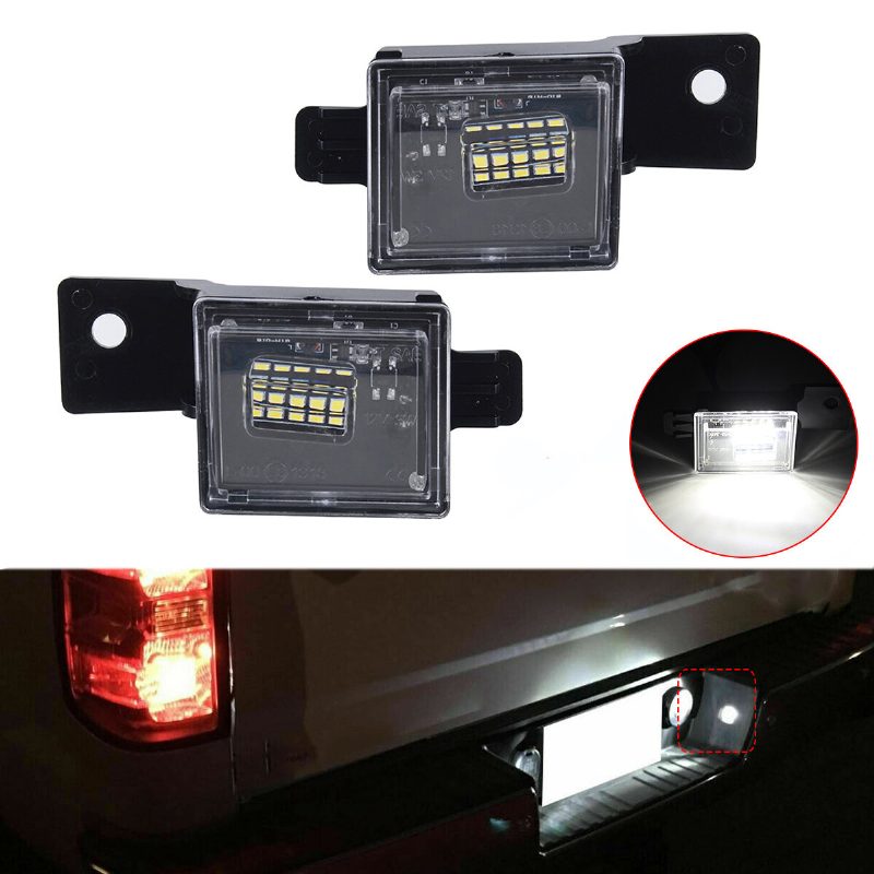 2 Kpl Led-rekisterikilven Valo Chevy Silveradolle 2014-2018 Gmc Sierra Bright Smd