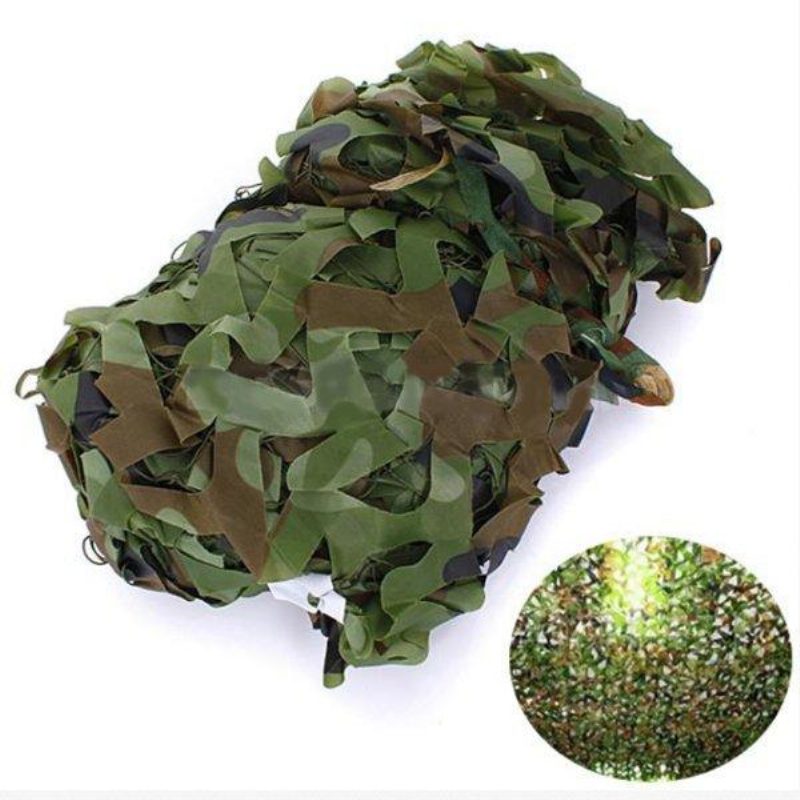 3 X 1.5 M Woodland Camouflage Camo Net Camping Sotilasvalokuvaukseen