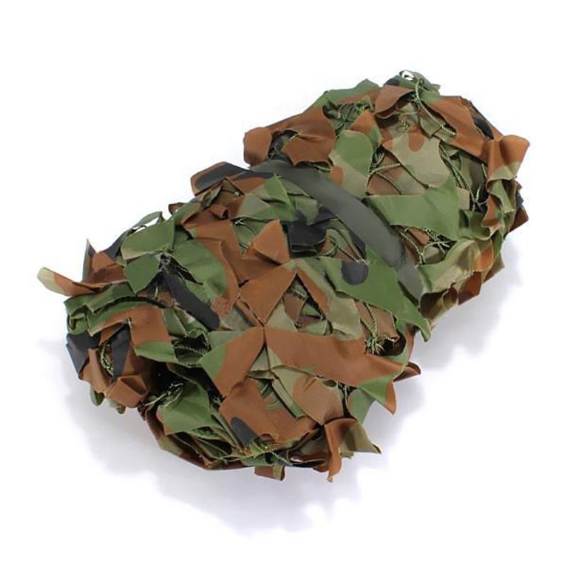 3 X 1.5 M Woodland Camouflage Camo Net Camping Sotilasvalokuvaukseen