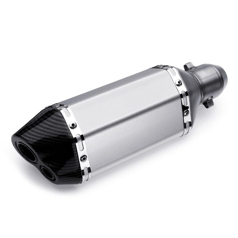 310mm Sliver Universal Moottoripyörä Dirt Bike Atv Pakoputken Äänenvaimennin Db Killer 38-51mm