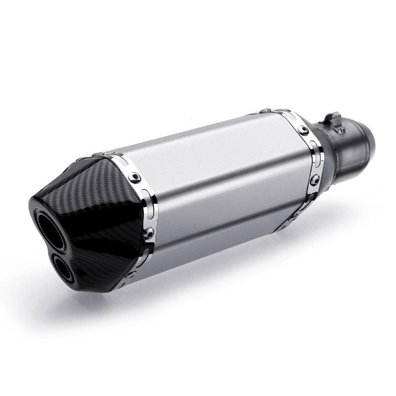 310mm Sliver Universal Moottoripyörä Dirt Bike Atv Pakoputken Äänenvaimennin Db Killer 38-51mm