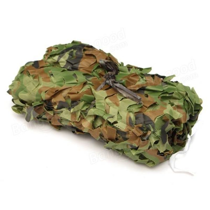 3mx5m Metsästysleirin Viidakon Naamiointiverkko Metsäverhot Kaihtimet Military Camo Cover