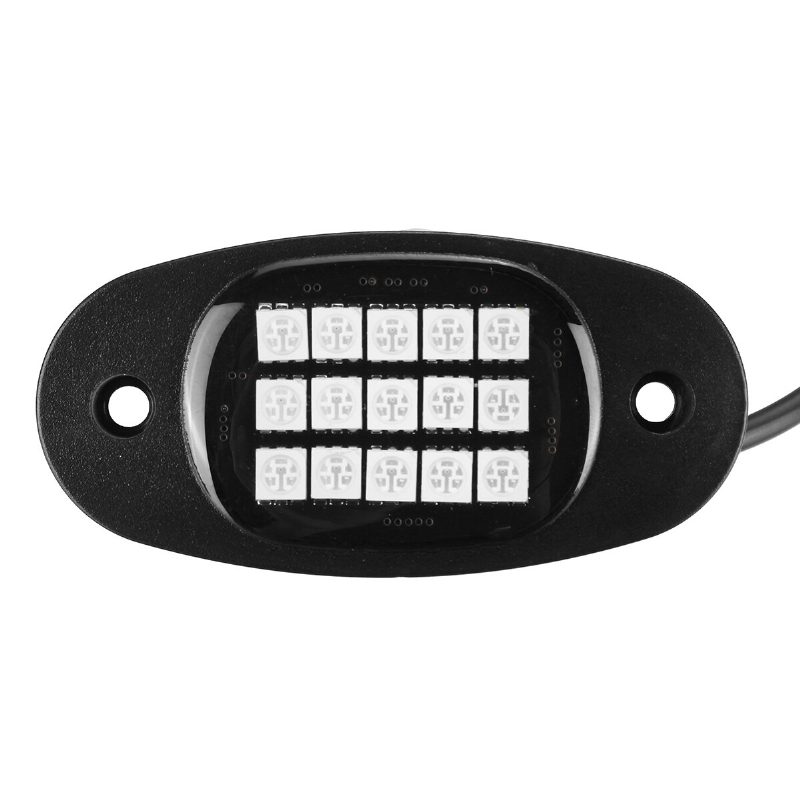 6-in-1 Rgb Led Rock Light Fender Underbody Atmosphere Lamp Remote Bluetooth App