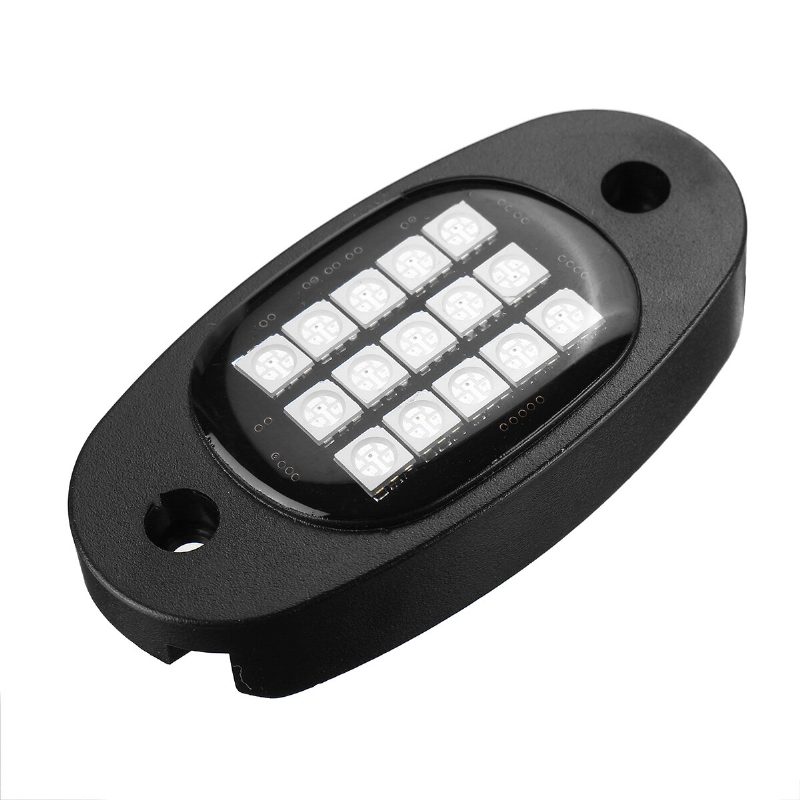 6-in-1 Rgb Led Rock Light Fender Underbody Atmosphere Lamp Remote Bluetooth App