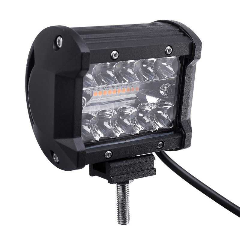 Ambother 2kpl 4 Tuumaa 10-32v 12800lm Led-valopalkki Ip68 Vedenpitävä Jeep Motorcycletruck Atv -universaalille