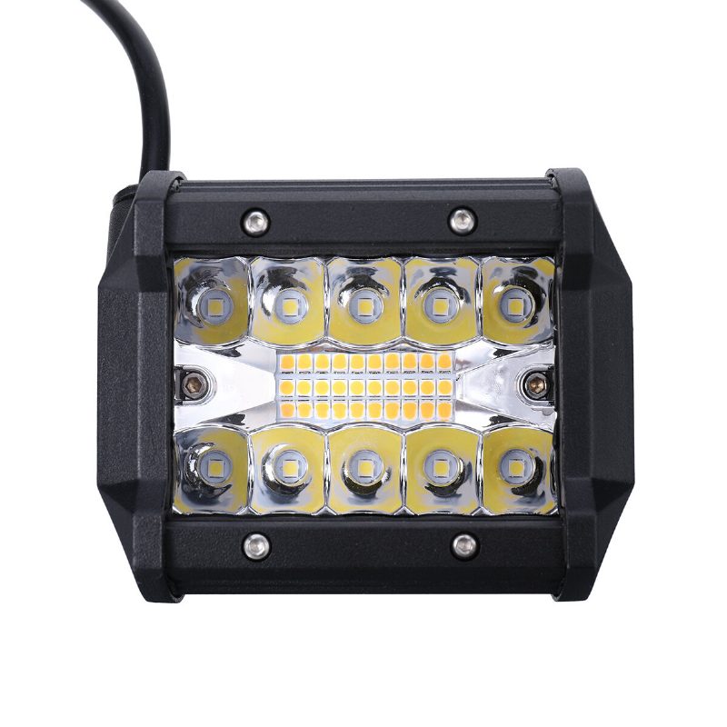 Ambother 2kpl 4 Tuumaa 10-32v 12800lm Led-valopalkki Ip68 Vedenpitävä Jeep Motorcycletruck Atv -universaalille