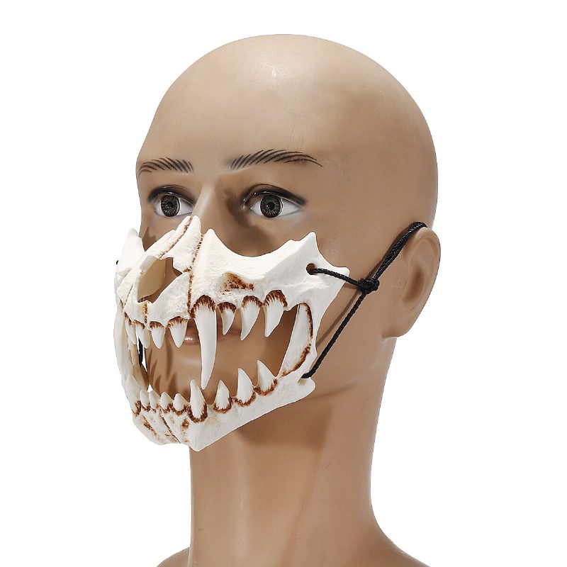 Halloween Resin Mask Animal Theme Party Face Skull Cosplay