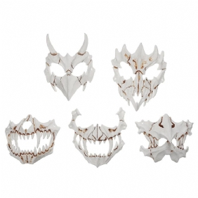 Halloween Resin Mask Animal Theme Party Face Skull Cosplay