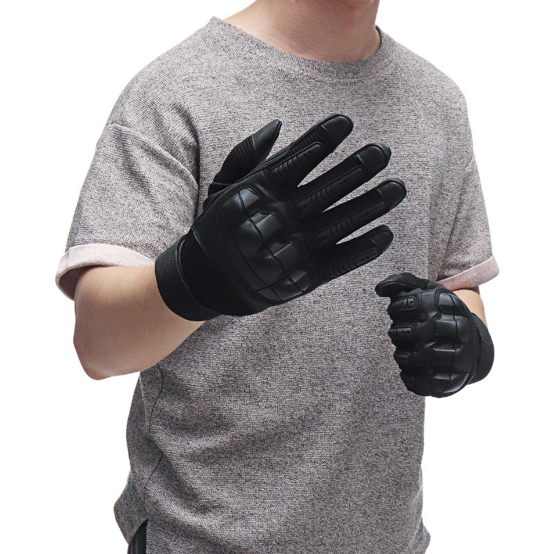 Kosketusnäyttö Moottoripyörällä Full Finger Military Tactical Gloves Ajaminen